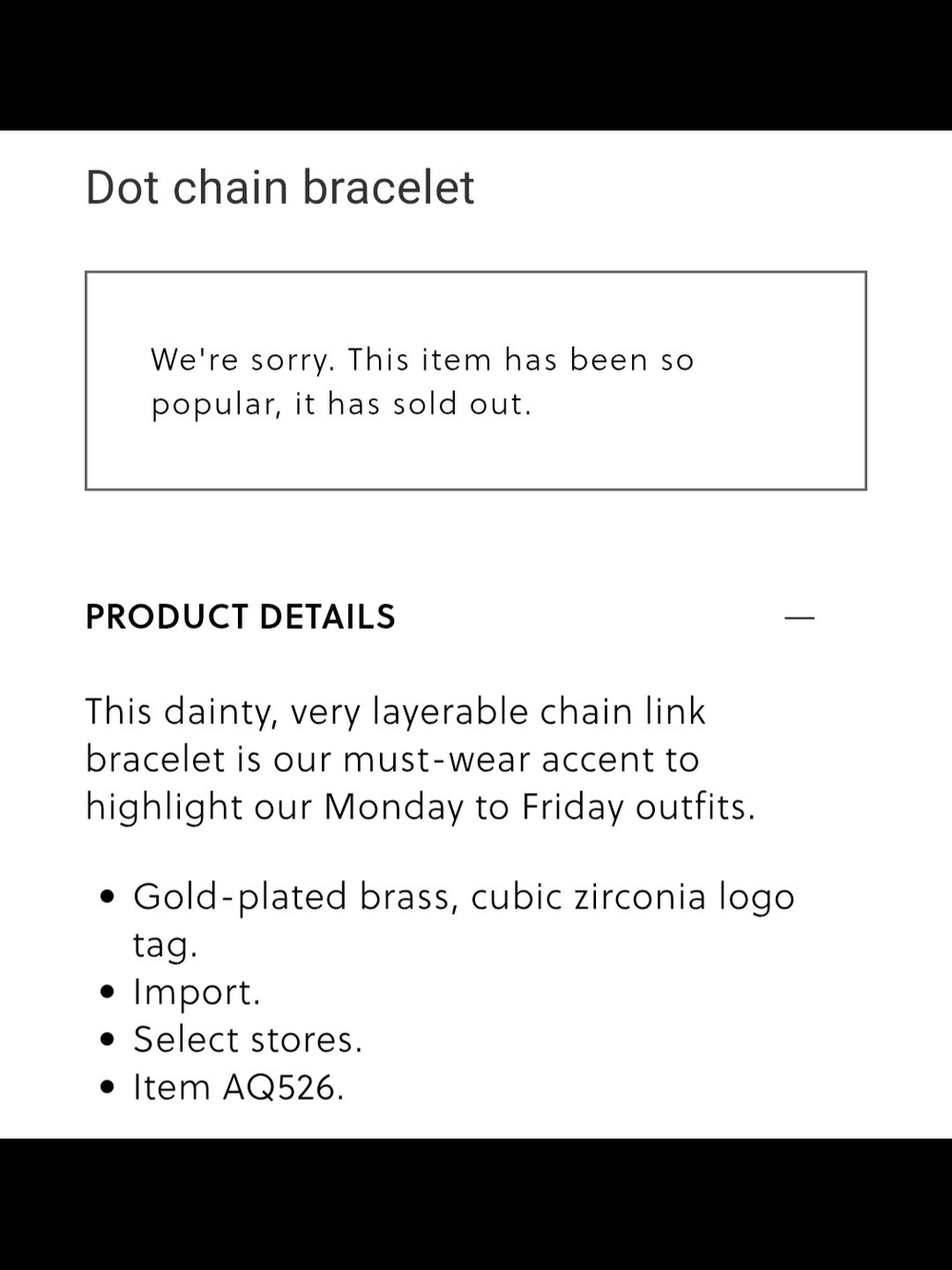J Crew Gold Dot Chain Set Necklace & Bracelet - Picture 9 of 9
